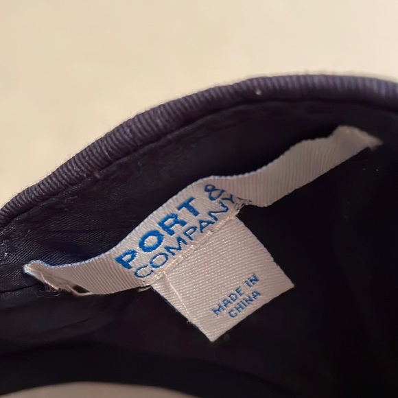 Port & Company Naked juice navy cap. Front embroidered logo, back strap - Picture 16 of 16